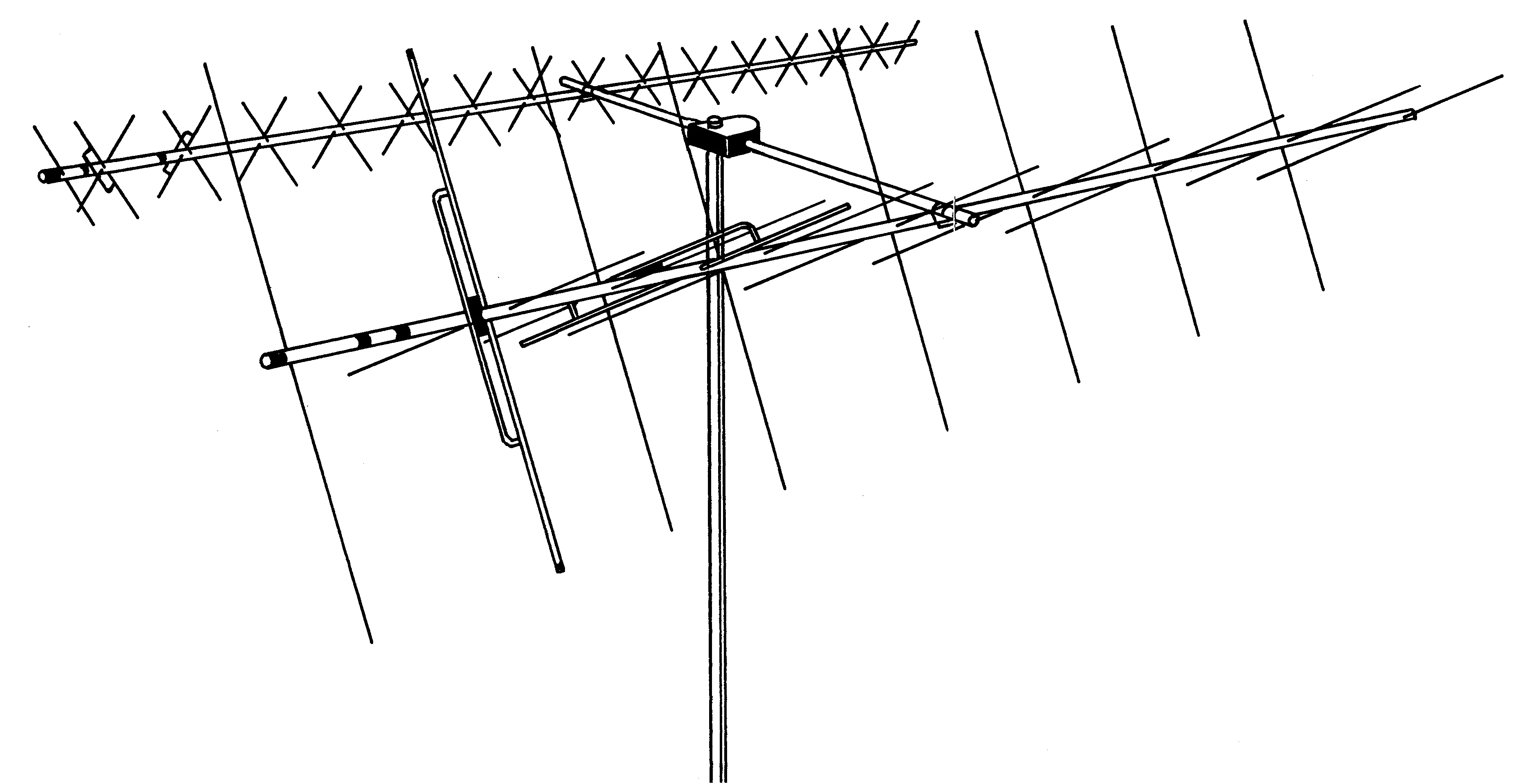 DB-218SAT, COMPLETE OSCAR SAT.ANT SYSTEM, W/BOOM , BALUNS