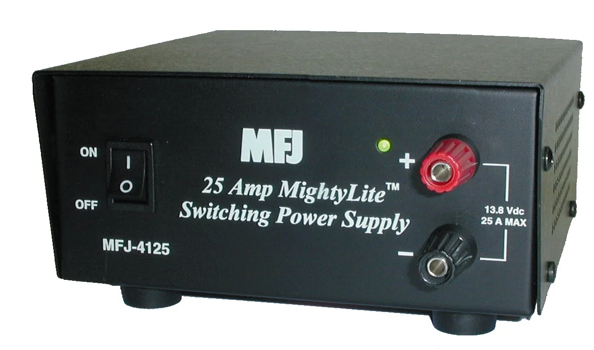 MFJ-4125, SWITCHING POWER SUPPLY, BASIC, 25 AMPS